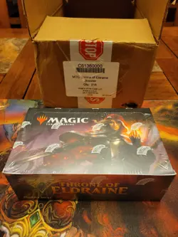 WOTC MTG Magic Throne of Eldraine Booster box Sealed New English 36 packs Rudy - Image 1