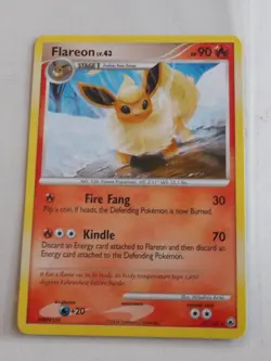 Flareon 19/100 Rare Majestic Dawn LP Pokemon Card - Image 2