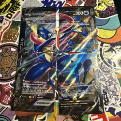 Pokemon TCG: Greninja V-UNION Set of 4 Black Star Promo SWSH155/156/157/158 - LP - Image 1