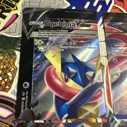 Pokemon TCG: Greninja V-UNION Set of 4 Black Star Promo SWSH155/156/157/158 - LP - Image 2