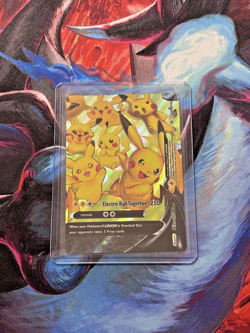 Pokemon TCG Pikachu V-Union Sword & Shield SWSH142 Holo - Image 1