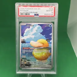 2026 POKEMON ASC EN-ASCENDED HEROES ILLUSTRATION RARE #226 PSYDUCK PSA 10 - Image 1