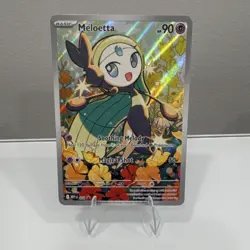 Pokemon TCG Meloetta 026 Me: Mega Evolution Promo Holo Rare Basic 90 HP Eng - Image 1