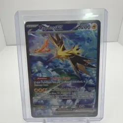1x 2023 POKEMON MEW ENGLISH 151 SPECIAL ILLUSTRATION RARE #202/165 ZAPDOS EX NM - Image 1