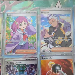 🔥Pokemon TCG Trainer Full Art Card Lot Grimsley Ruffian 18x Paldea Legends🔥 - Image 4