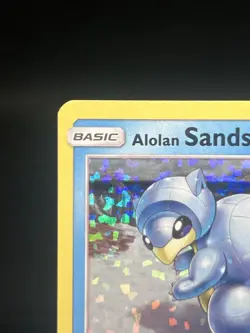 Pokemon TCG Alolan Sandshrew 4/12 McDonald's Collection 2019 Promo LP - Image 2
