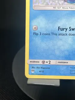 Pokemon TCG Alolan Sandshrew 4/12 McDonald's Collection 2019 Promo LP - Image 5