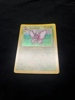 Venomoth 13/64 Jungle Holo - Rare 1999 Wizards Pokemon TCG Card English LP - Image 3