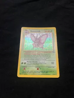 Venomoth 13/64 Jungle Holo - Rare 1999 Wizards Pokemon TCG Card English LP - Image 4