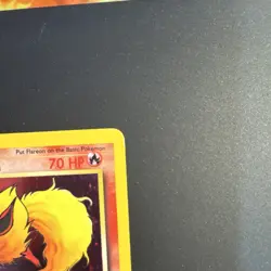 Pokemon TCG Flareon 1st Edition Jungle Holo Rare 3/64 70 HP 1999 Wizards - Image 3