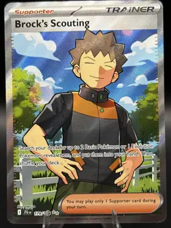 Pokemon TCG - Brock's Scouting - 179/159 - Journey Together - Image 1