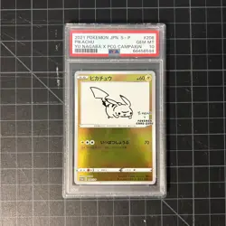 Pikachu - 2021 Pokemon Japanese Promo 208/S-P Yu Nagaba - PSA 10 - Image 2