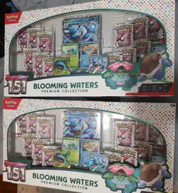 2x Pokemon TCG: 151 Blooming Waters Premium Collection Sealed boxes 2 Count - Image 1