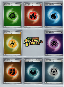 Pokemon TCG Ascended Heroes : Reverse Holo Energy - Complete Set NM Pack Fresh - Image 1