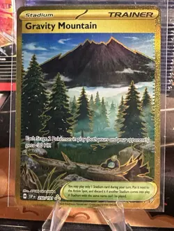Pokemon TCG Gravity Mountain 250/191 SV08: Surging Sparks Gold Hyper Rare - Image 1