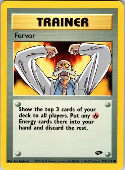 Fervor 124/132 Gym Challenge Pokemon NM Unlimited - Image 1