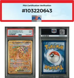 2024 POKEMON SSP EN-SURGING SPARKS HYPER RARE #248 ALOLAN EXEGGUTOR EX PSA 9 - Image 3