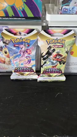 Pokemon LOT Sleeved Booster Packs- 2 Packs Astral Radiance - Image 1