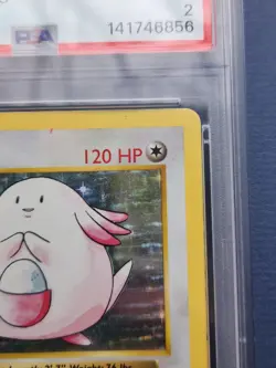 WOTC Pokemon TCG Chansey Shadowless Holo Base Set 3/102 PSA 1 1st Edition - Image 5