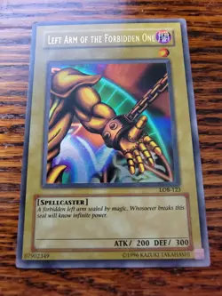 MP Left Arm of the Forbidden One LOB-123 Yu-Gi-Oh 2002 Unlimited - Image 1