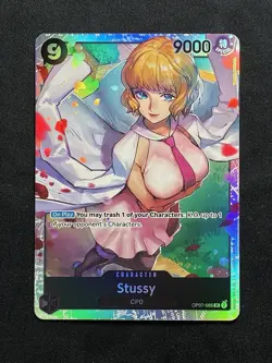 One Piece TCG - Stussy OP07-085 SR - 500 Years in the Future - English - NM - Image 1