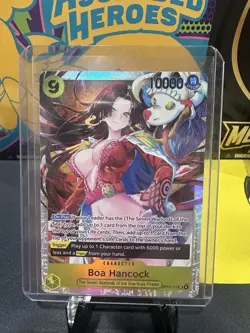 One Piece CCG Boa Hancock OP14-112 The Azure Sea's Seven SR Full Art Foil Bandai - Image 1