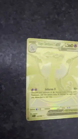 Pokemon TCG Phantasmal Flames Mega Charizard X Ex Gold Mega Ultra Rare 130/094 - Image 2