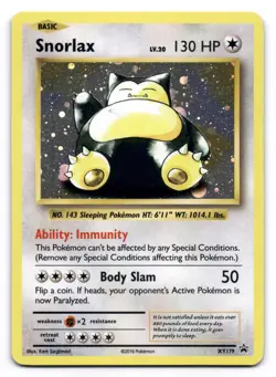 Snorlax LP XY179 XY Promo 179 Pokemon TCG Holo - Image 1