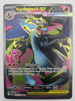 2025 Pokemon Phantasmal Flames Mega Charizard X ex #109/094 Ultra Rare - Image 1