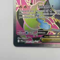 2025 Pokemon Phantasmal Flames Mega Charizard X ex #109/094 Ultra Rare - Image 3