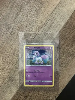 Galarian Ponyta SWSH013 - SWSH Black Star Promo - Cosmo Holo Pokemon Card - NM - Image 3