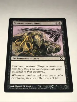 2007 Magic: The Gathering Contaminated Bond Card - Image 2
