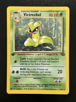 VICTREEBEL Pokemon Card - WOTC - 1st Edition - Jungle - 14/64 - HOLO - NM (A) - Image 1