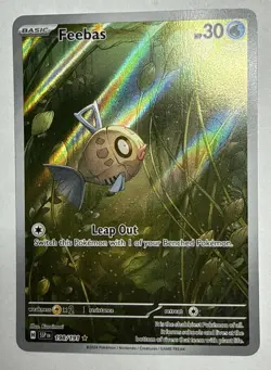 Feebas Illustration Pokemon Surging Sparks Card 198/191 - Image 1