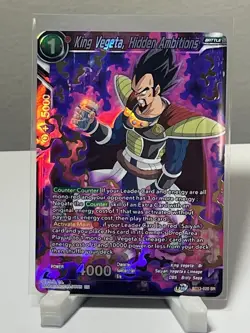 King Vegeta, Hidden Ambition | Dragon Ball Super Card Game BT13-020 SR NM - Image 1