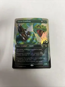 Ohran Frostfang Borderless Foil Card #0650 MTG LP - Image 1