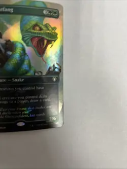 Ohran Frostfang Borderless Foil Card #0650 MTG LP - Image 2