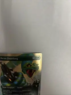 Ohran Frostfang Borderless Foil Card #0650 MTG LP - Image 3