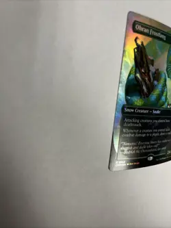 Ohran Frostfang Borderless Foil Card #0650 MTG LP - Image 5