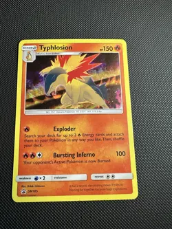 Pokemon Typhlosion SM185 Black Star Holo Rare Promo Card LP - Image 3