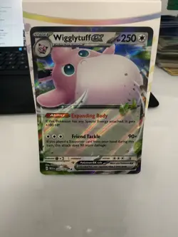 Wigglytuff ex 040/165 Pokemon Scarlet & Violet 151 Holo Rare NM SV151 Card - Image 1