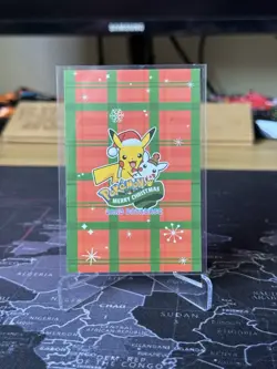 Poncho Pikachu Slowpoke Pokemon- Card Database Merry Christmas - Image 2
