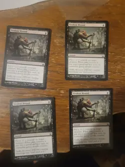 Virulent Wound Mirrodin Besieged MTG Magic The Gathering Card Vintage Pauper - Image 1