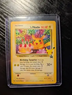 ____’s Pikachu Birthday 24 Celebrations Classic Collection Pokemon Card NM - Image 1