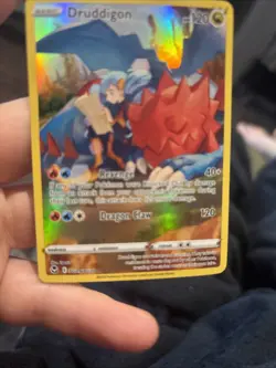 Druddigon - TG09/TG30 - Pokemon Silver Tempest Trainer Gallery Holo Card NM - Image 1