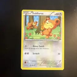 Teddiursa RC15/RC25 Reverse Holo Pokemon Card – Radiant Collection (2013) - Image 1