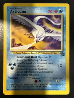 Pokemon TCG Articuno Black Star Promo Card 22 - Image 1