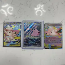 Clefairy 94 IR & Mega Clefable EX 31 & 103 Card Lot, Pokemon Ascended Heroes, - Image 1