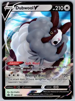 Dubwool V SWSH049 (LP) - SWSH: Sword & Shield Promo Cards - Promo - Pokemon TCG - Image 1