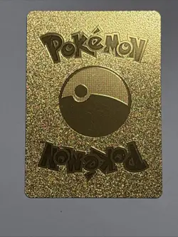 Pokemon Pikachu I Choose You GOLD Foil CARD Collectible/Gift/Display FAN ART - Image 2
